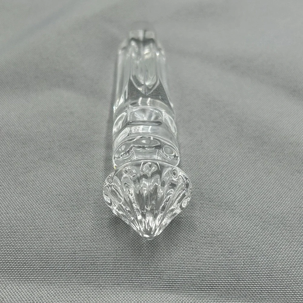 Vintage Ribbed Glass Decanter Cruet Stopper‎ 5